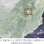 눈덮인 백두산 천리안위성으로 보니