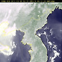 눈 덮인 백두산 천리안위성에서 관측