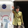 [사진]朴대통령, 첫 해외 정상외교 출국