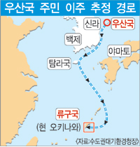 “우산국이 日 오키나와 지배했다”