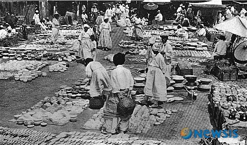 >마포나루 옛 모습<도기시장