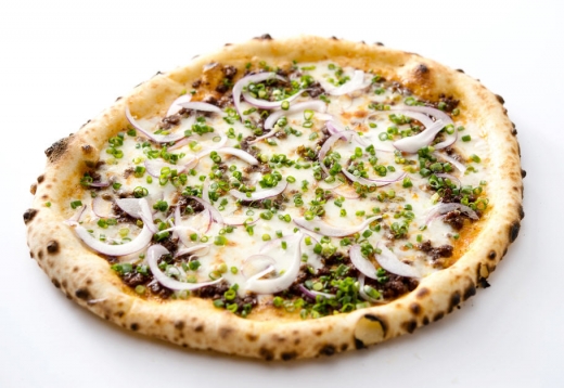 'kitchen 485'의 꽈뜨로 스따찌오니(Quattro Stagioni) 피자