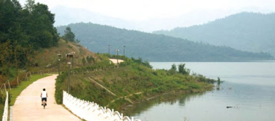 전남 힐링 자전거길 21. '호수그늘' 장흥 탐진호