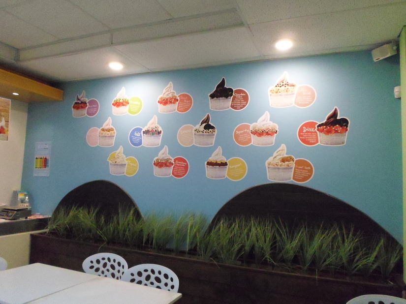 동네 아이스크림 가게에서 