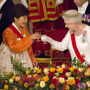 엘리자베스 여왕과 건배하는 박근혜 대통령